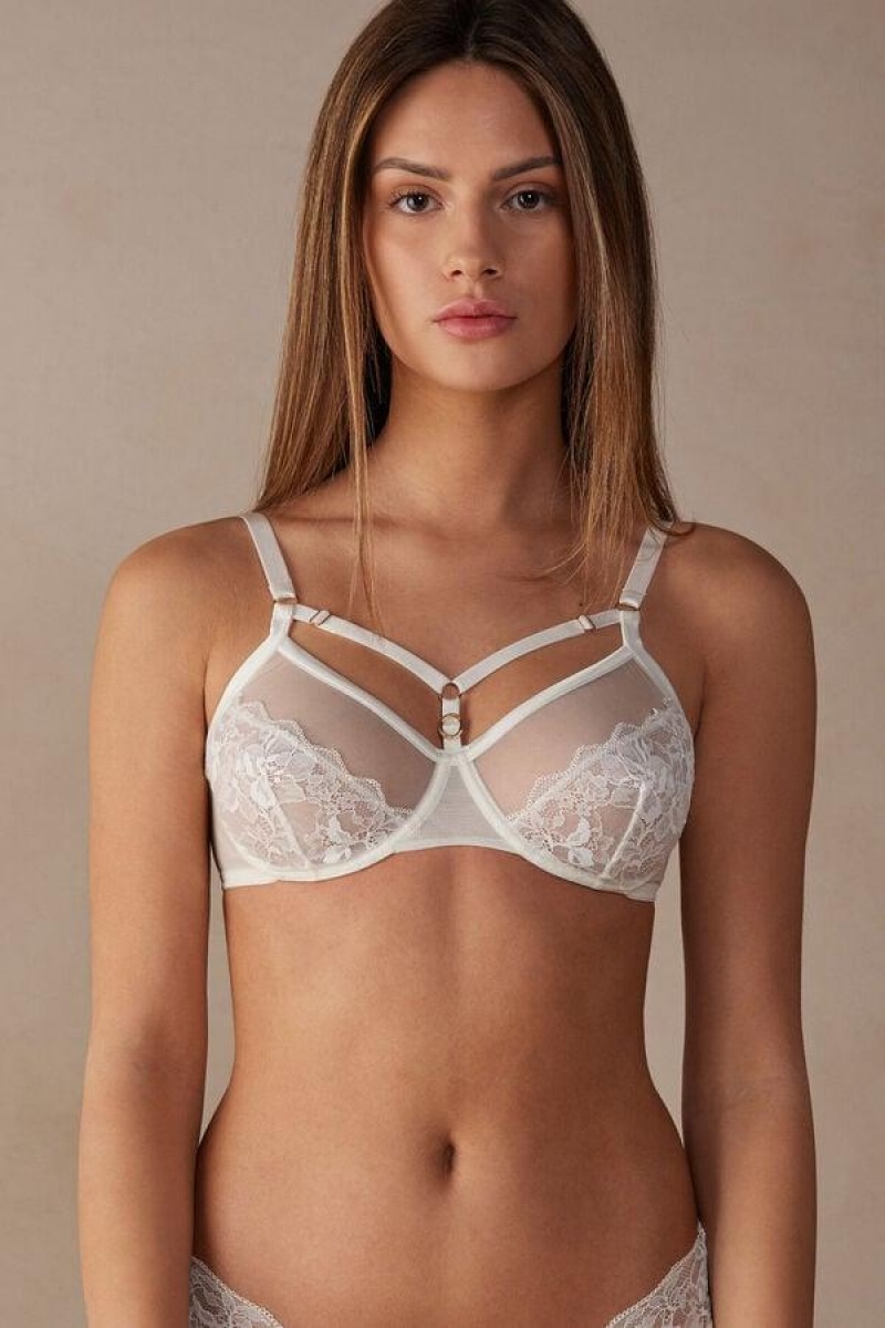 Intimissimi Fearless Femininity Sveva Balconette BH Dame Hvide | DK4549GL