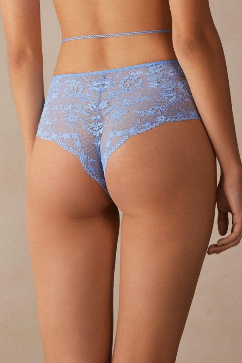 Intimissimi Feeling Beautiful Brazilian Hipsters Trusser Dame Lyseblå | DK3757MA