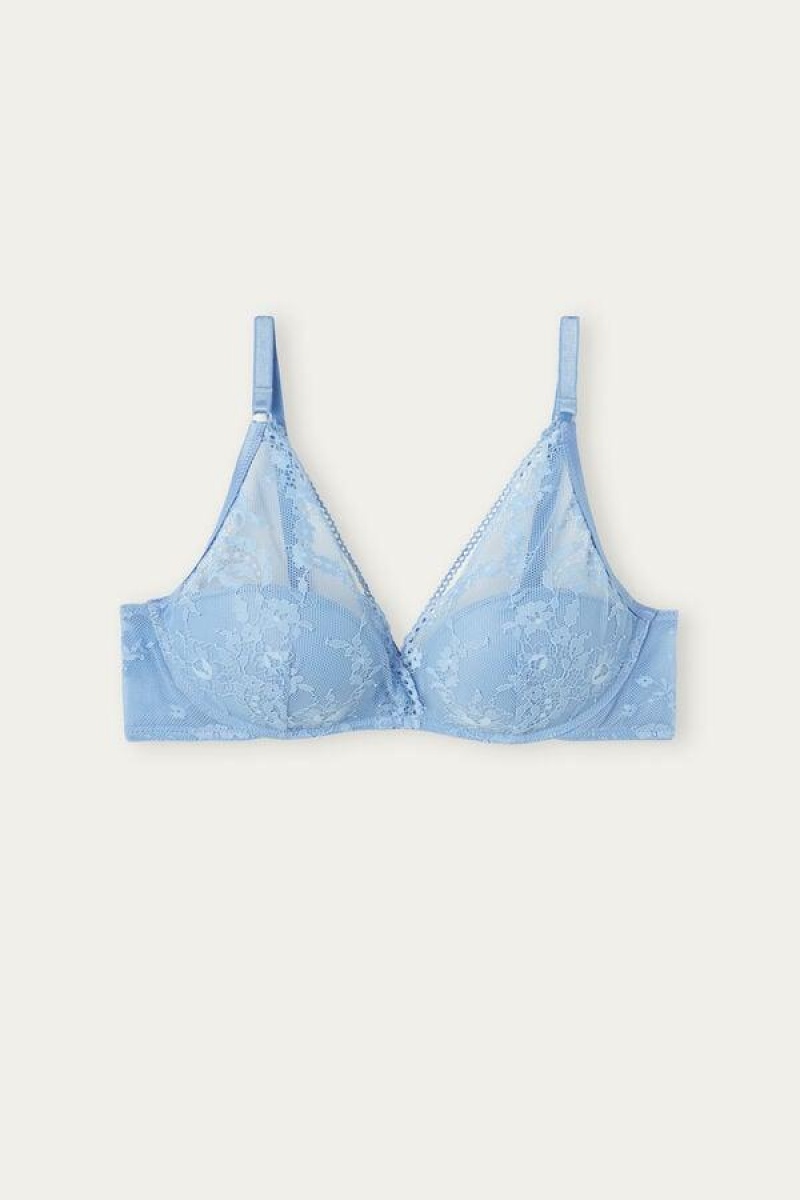 Intimissimi Feeling Beautiful Giorgia Balconette BH Dame Lyseblå | DK5044EX