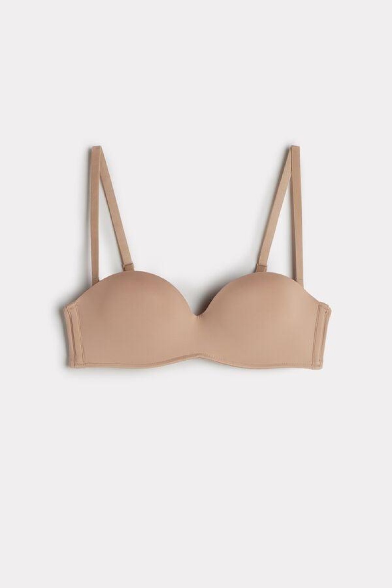 Intimissimi Gioia Bandeau BH Dame Beige | DK4862PQ