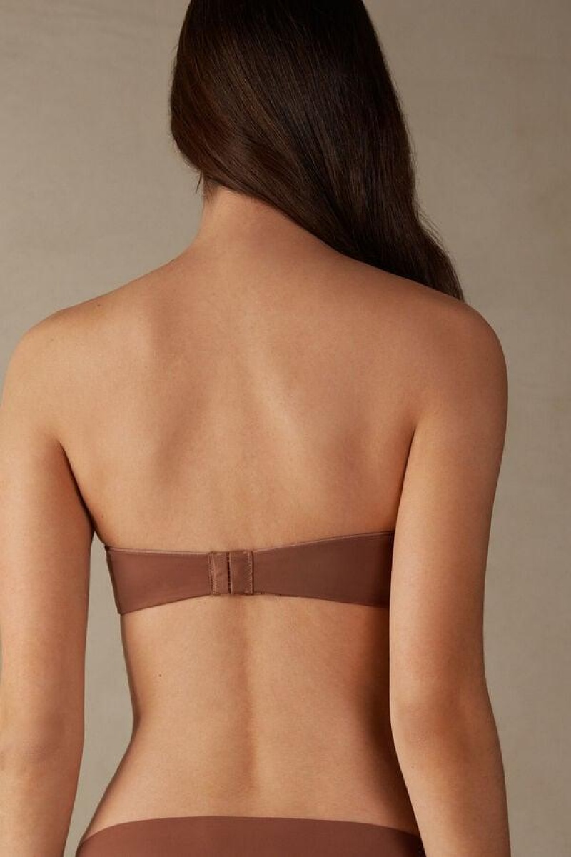 Intimissimi Gioia Bandeau BH Dame Mørkebeige | DK4877DN