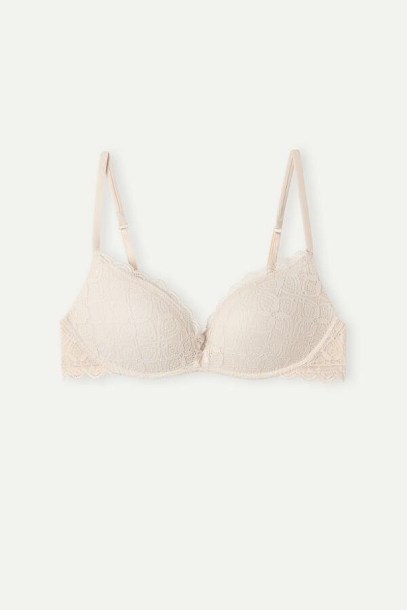 Intimissimi Gioia Super Push-Up in Blonder BH Dame Lyserød | DK4737IS