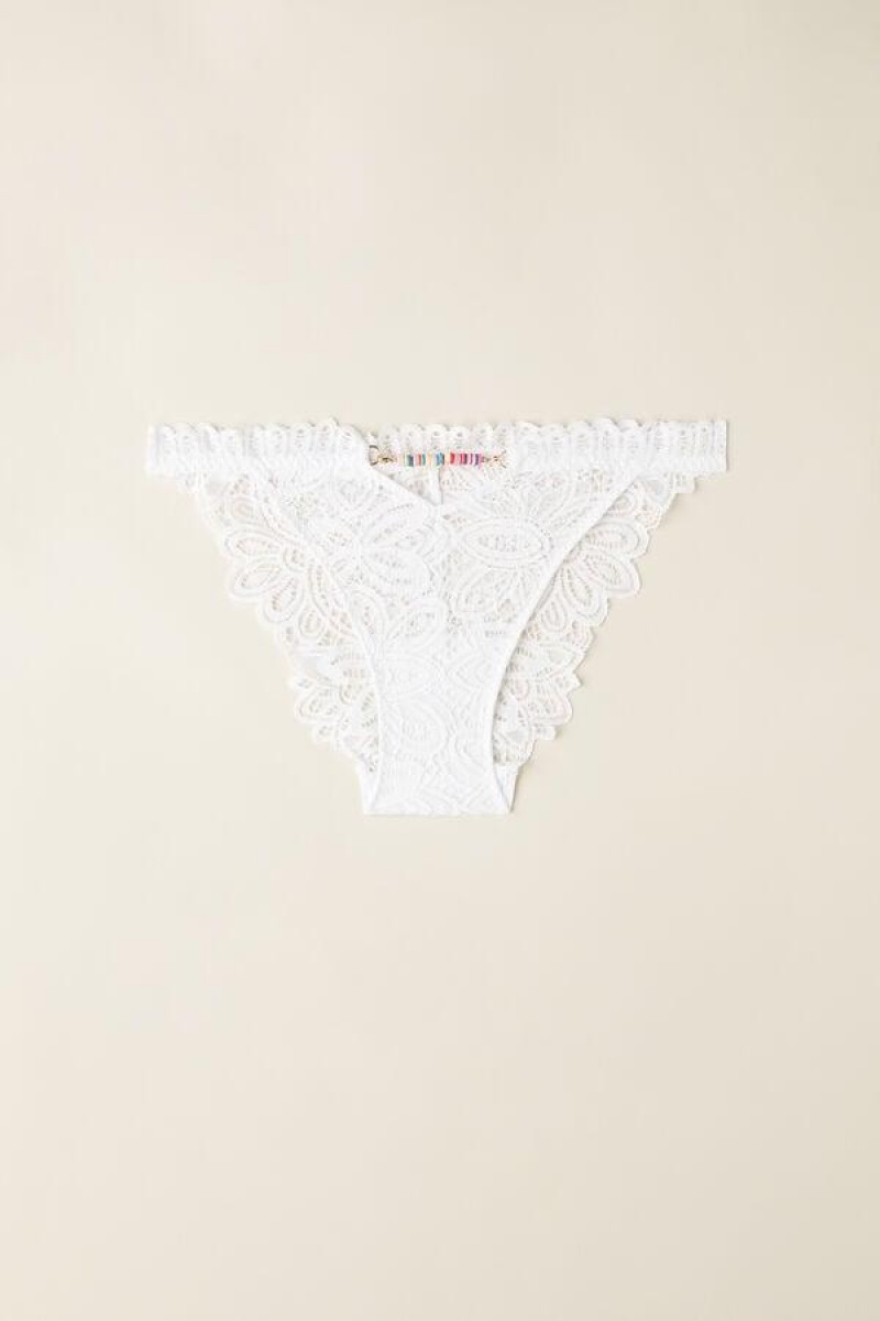 Intimissimi Hot Summer Days String Trusser Dame Hvide | DK3707BC