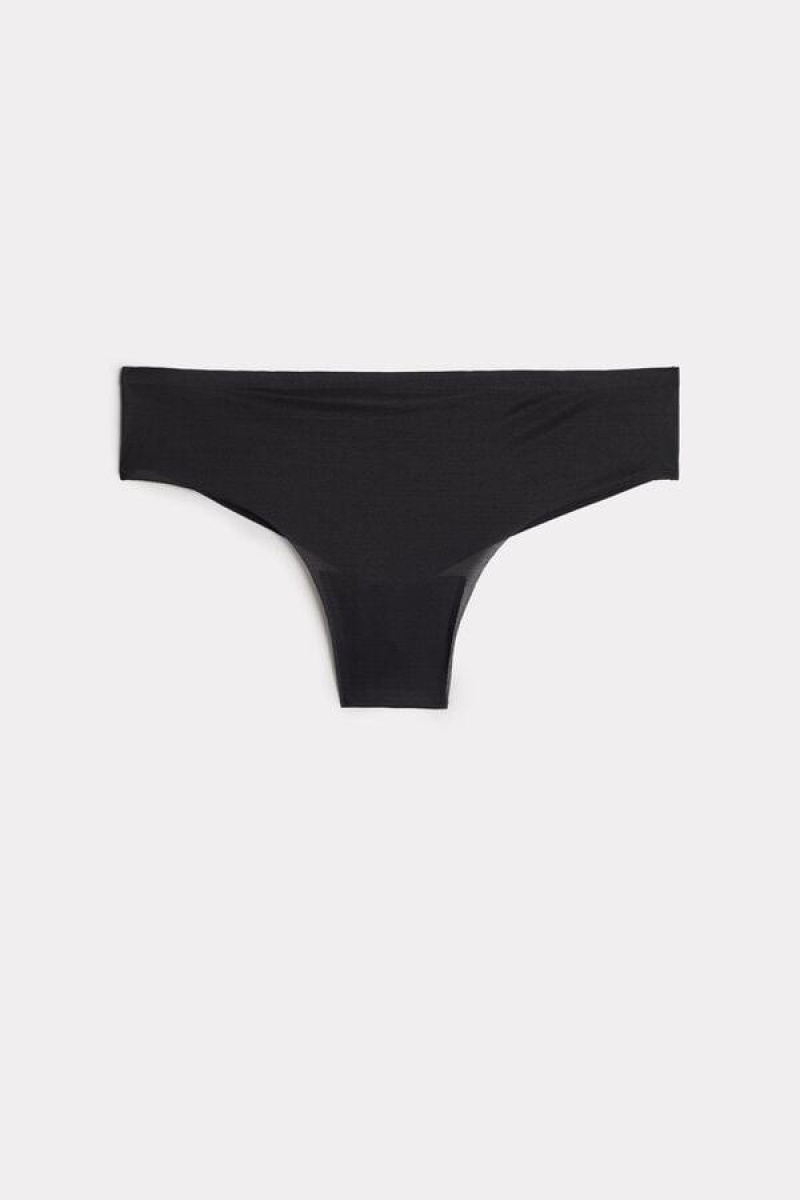 Intimissimi Invisible Touch Brazilian Trusser Dame Sort | DK3505KI