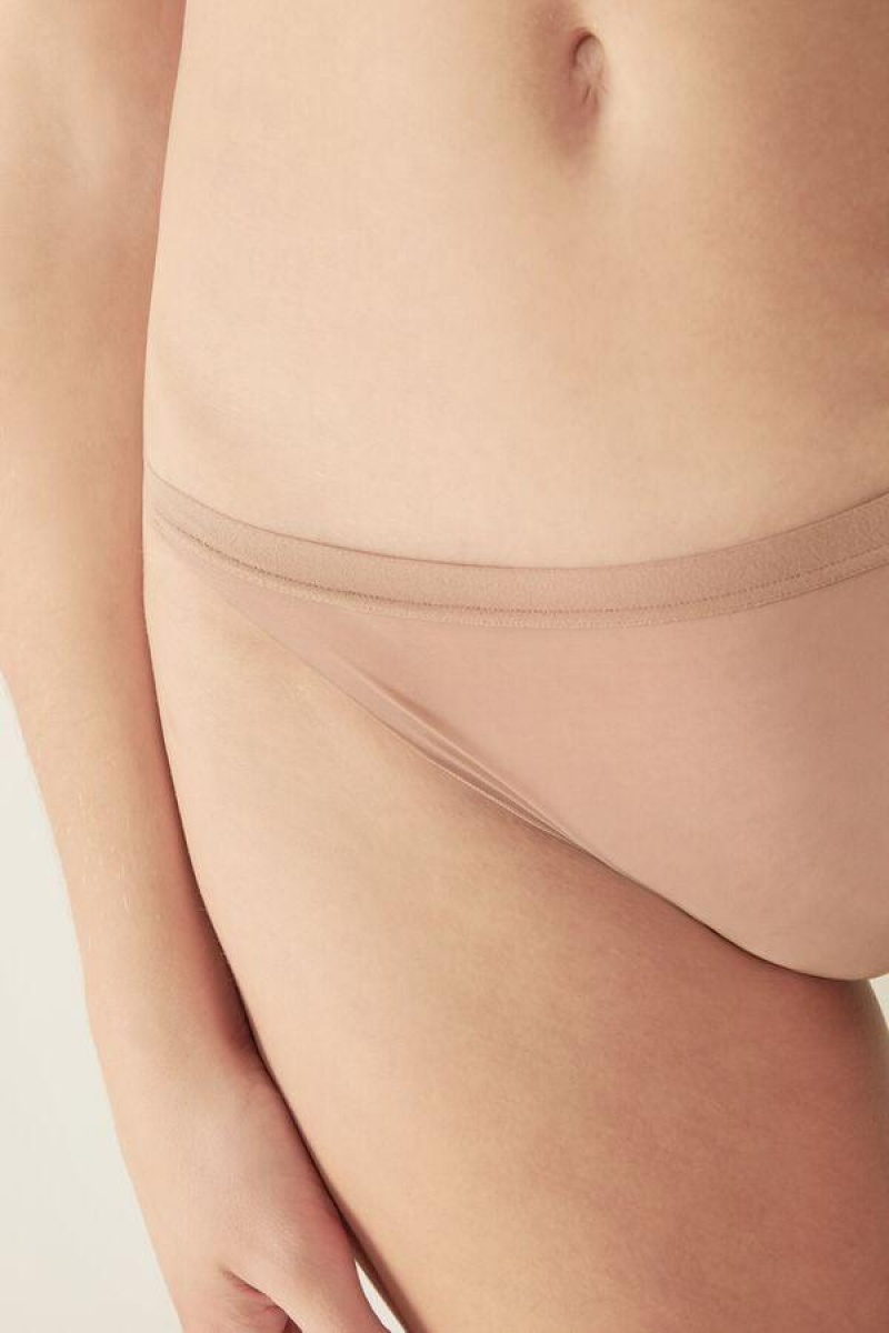 Intimissimi Invisible Touch String Trusser Dame Beige | DK3612HK