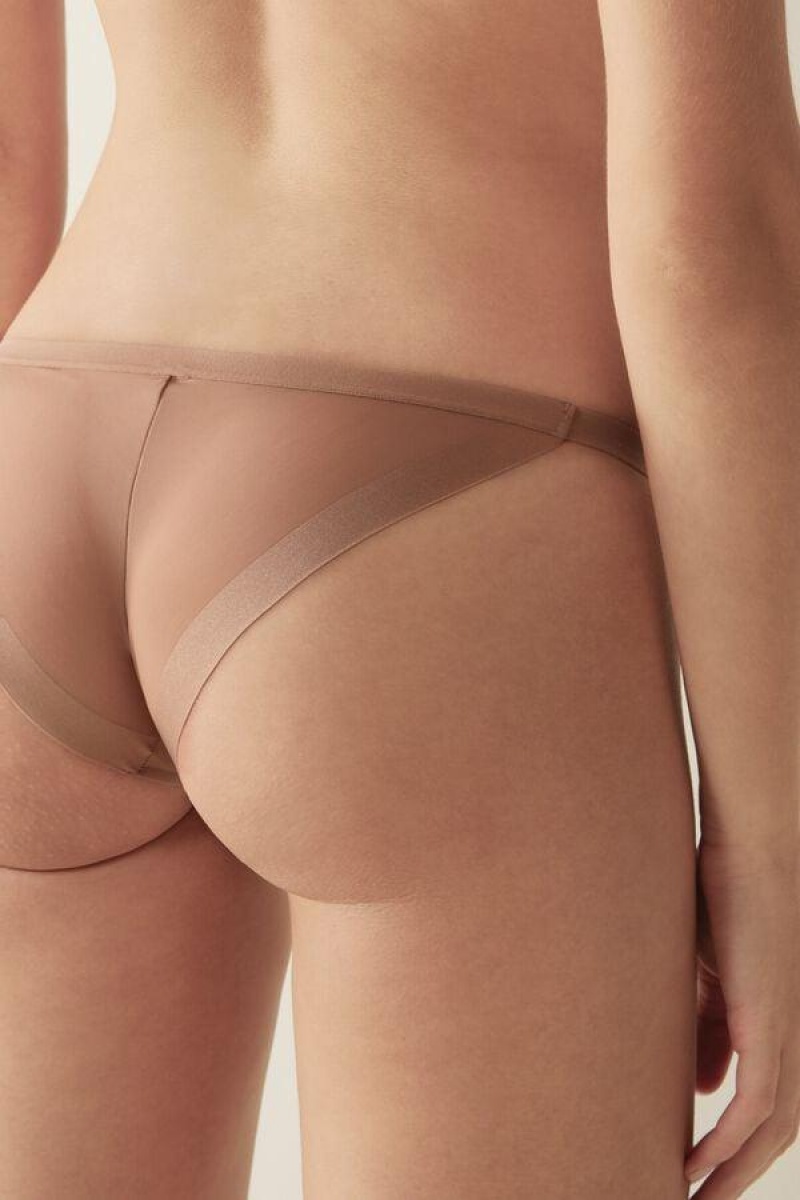 Intimissimi Invisible Touch String Trusser Dame Beige | DK3612HK