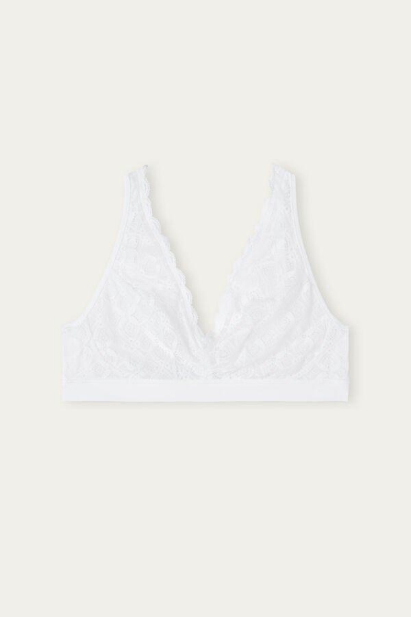 Intimissimi Lara Triangle in Blonder BH Dame Hvide | DK4887PQ