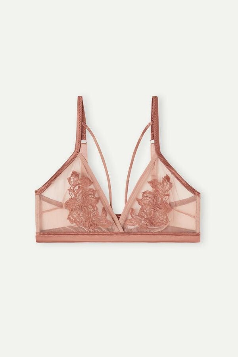 Intimissimi Layers of Lust Emma Triangle BH Dame Lyserød | DK4895WY