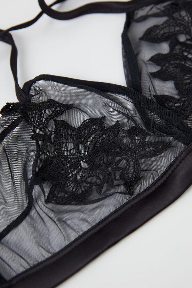 Intimissimi Layers of Lust Emma Triangle BH Dame Sort | DK4670HK