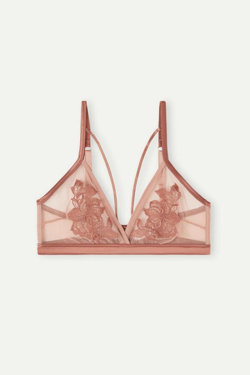 Intimissimi Layers of Lust Emma Triangle BH Dame Lyserød | DK4666WY