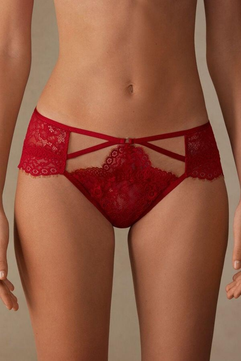 Intimissimi Loosen Heartstrings Hipster Brazilian Trusser Dame Rød | DK3746AP