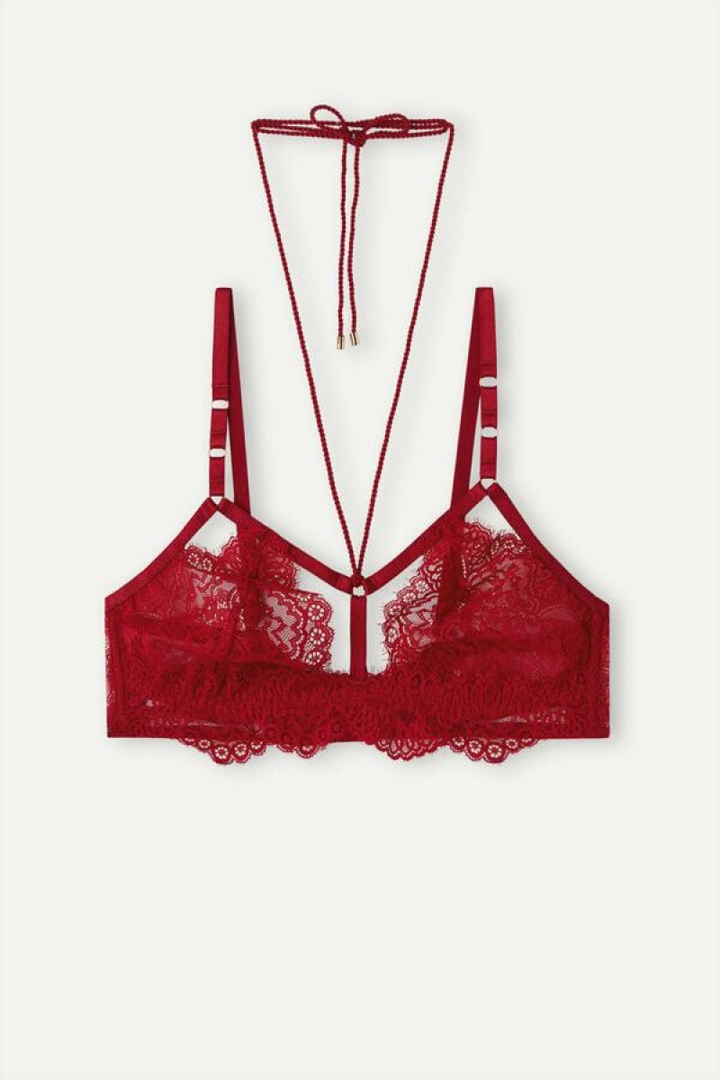 Intimissimi Loosen Heartstrings Triangle BH Dame Rød | DK4894EX