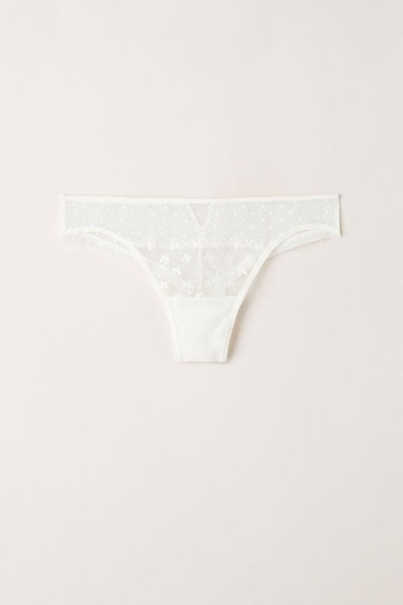 Intimissimi Love Cadeau Brazilian Trusser Dame Hvide | DK3581DN