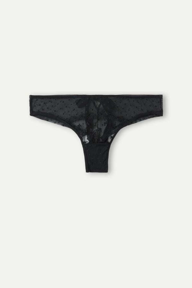 Intimissimi Love Cadeau Brazilian Trusser Dame Sort | DK3575QZ