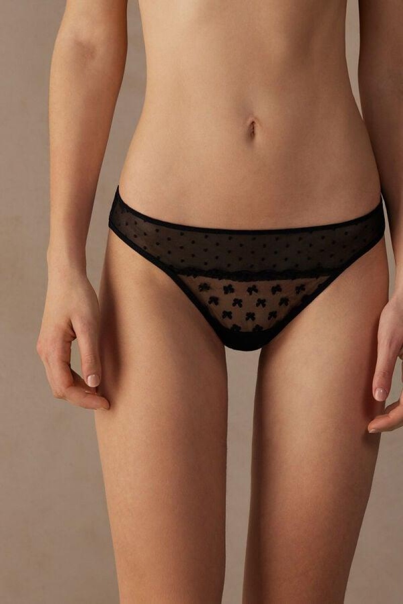 Intimissimi Love Cadeau Brazilian Trusser Dame Sort | DK3575QZ