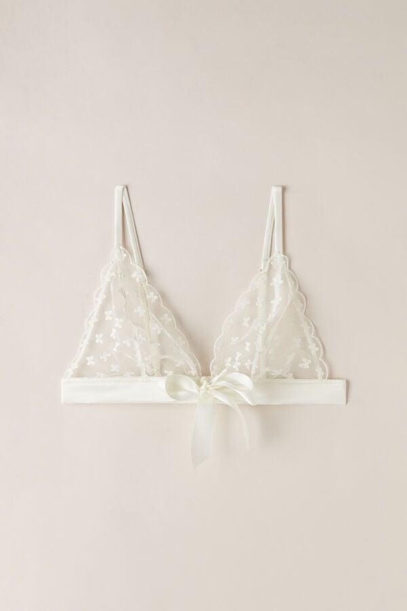 Intimissimi Love Cadeau Triangle BH Dame Hvide | DK4679FM