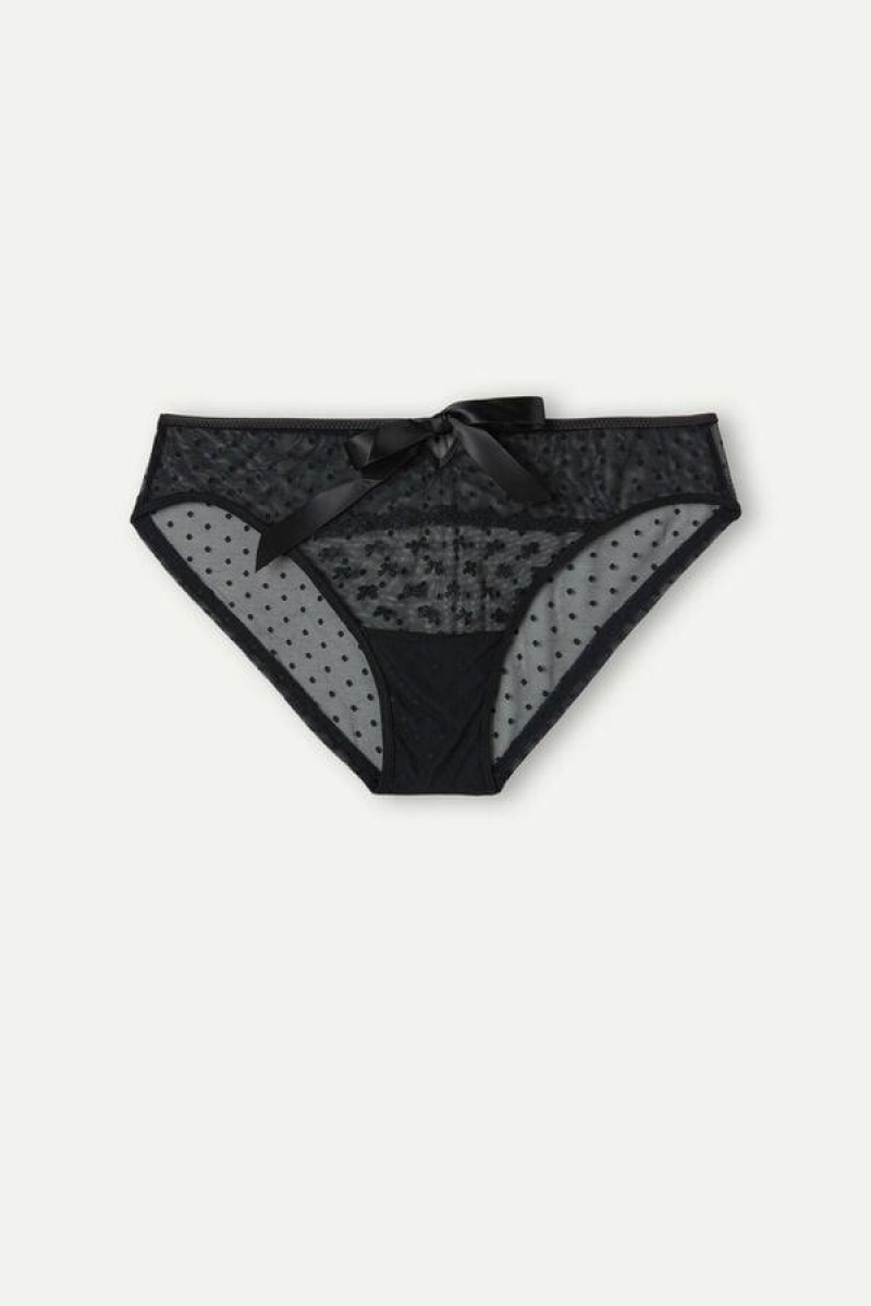 Intimissimi Love Cadeau Trusser Dame Sort | DK3688PQ