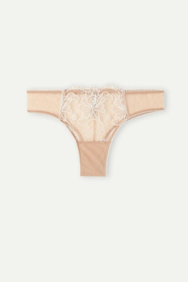 Intimissimi Lovely Day Brazilian Trusser Dame Beige | DK3547WY