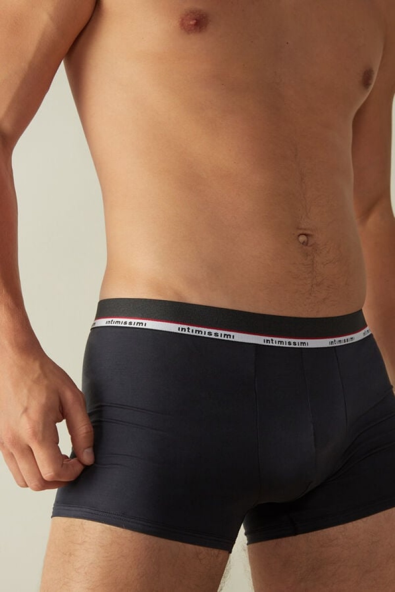 Intimissimi Micromodal Boxer Herre Blå | DK3473NB