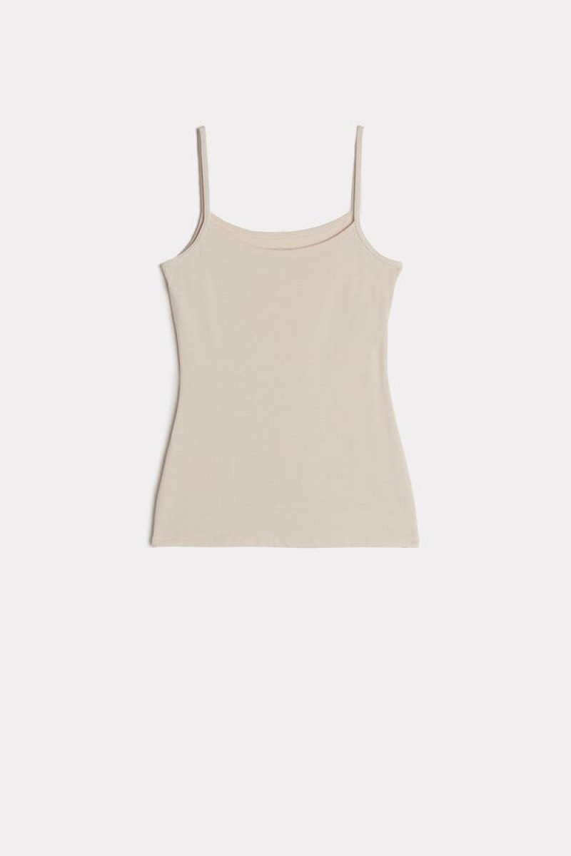 Intimissimi Modal Tank Top Dame Lyserød | DK4380QZ