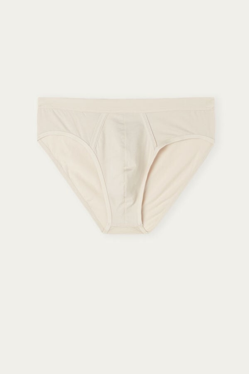 Intimissimi Natural Fresh Supima® Bomulds Trusser Herre Beige | DK3358OR