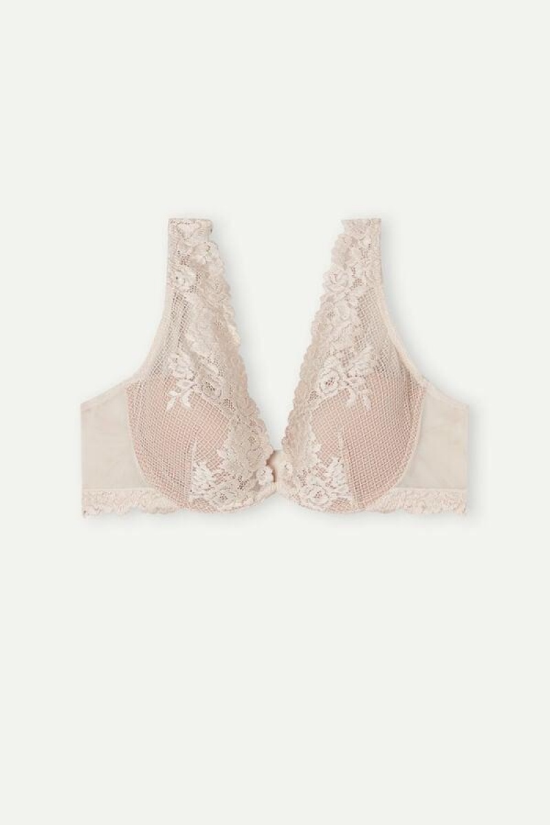 Intimissimi Pretty Flowers Elena Balconette BH Dame Lyserød | DK4818RW