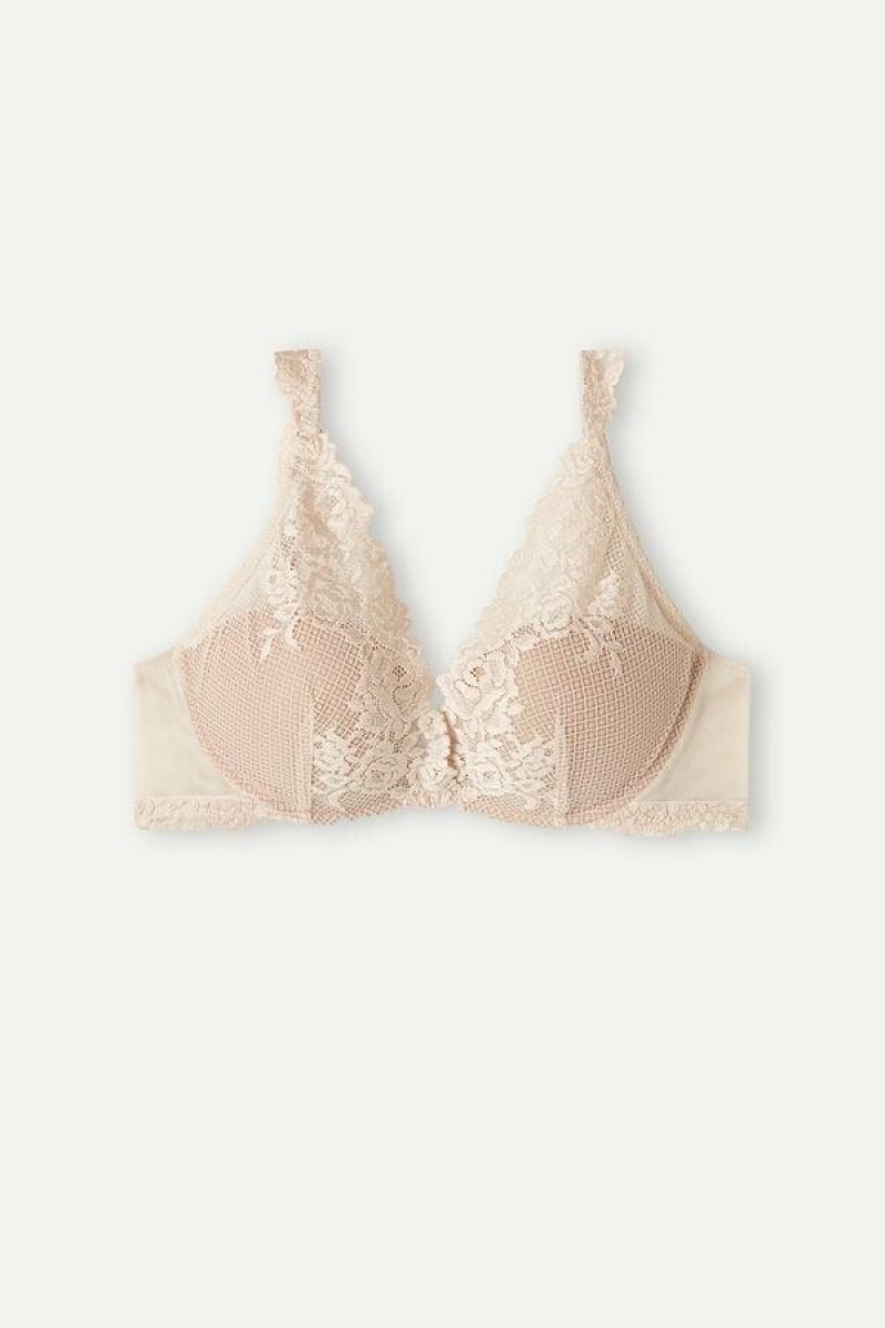 Intimissimi Pretty Flowers Giorgia Balconette BH Dame Lyserød | DK5007GL