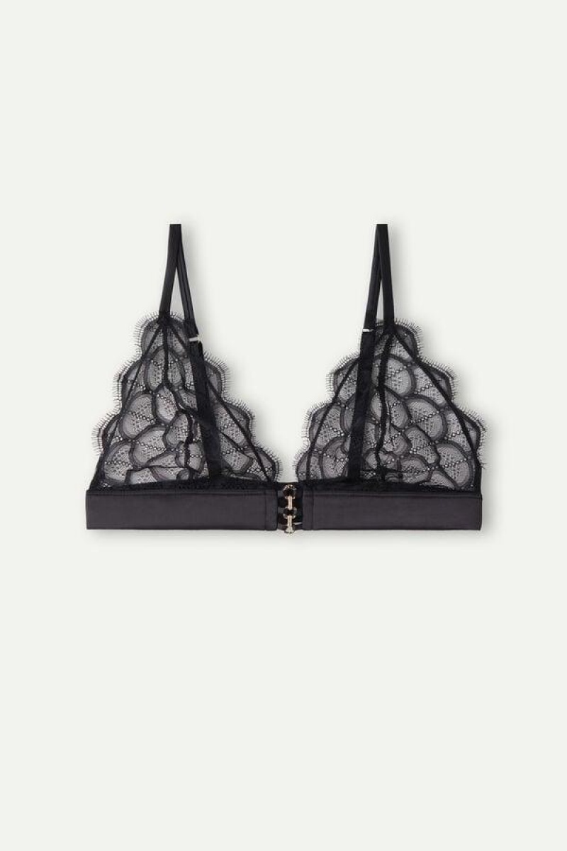 Intimissimi Pure Charme Triangle BH Dame Sort | DK4917TV