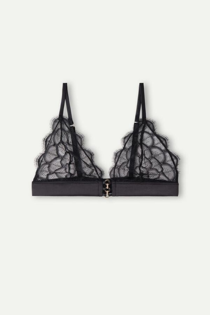 Intimissimi Pure Charme Triangle BH Dame Sort | DK4676PQ