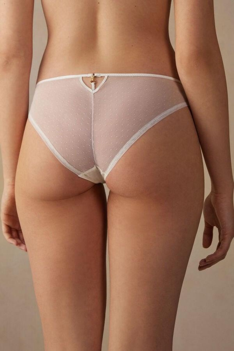 Intimissimi Pure Charme Trusser Dame Hvide | DK3679QZ