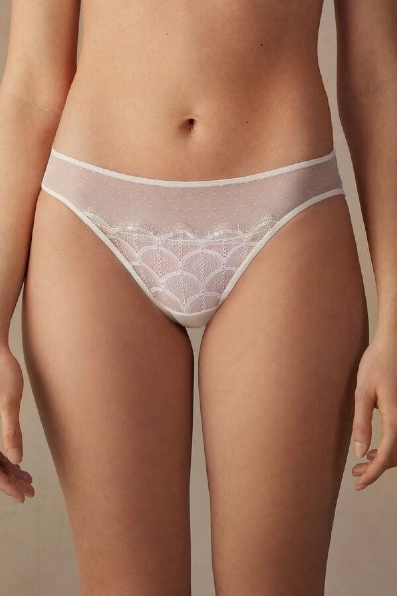 Intimissimi Pure Charme Trusser Dame Hvide | DK3679QZ