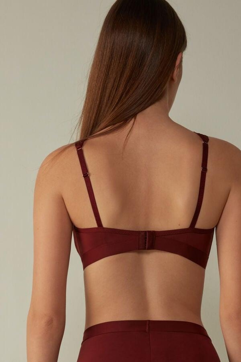 Intimissimi Romantic Life Lara Triangle BH Dame Mørkerød | DK4885SO