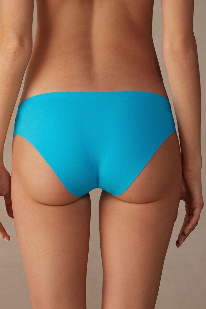 Intimissimi Seamless Supima® Bomulds Trusser Dame Turkis | DK3678WY