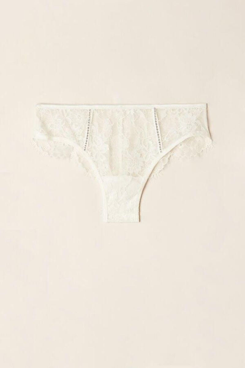 Intimissimi Shine High Like Stars Brazilian Trusser Dame Hvide | DK3555ZG