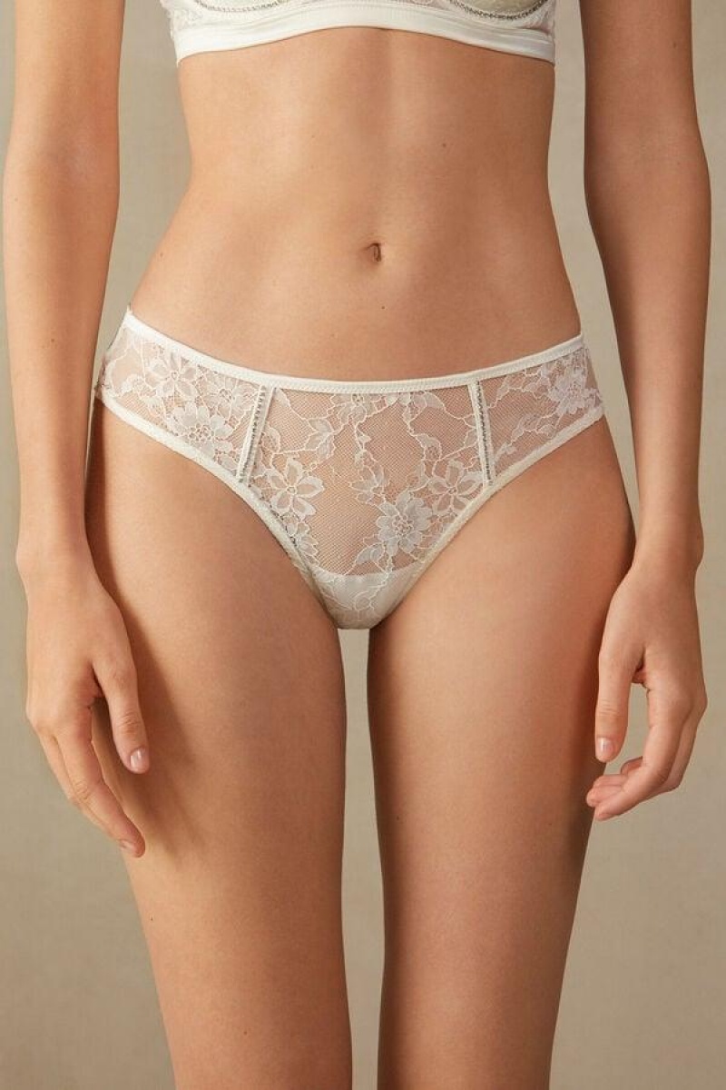 Intimissimi Shine High Like Stars Brazilian Trusser Dame Hvide | DK3555ZG