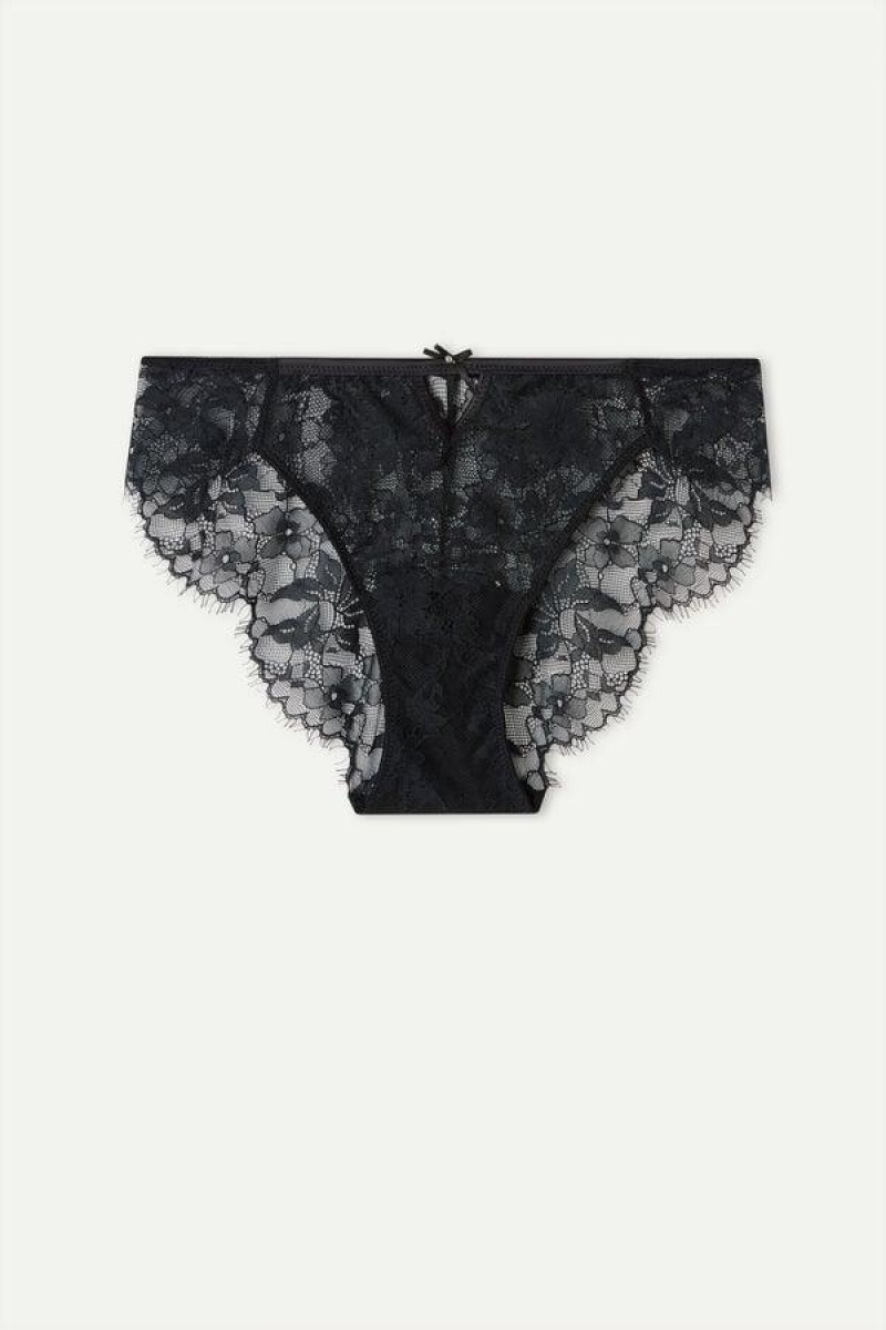 Intimissimi Shine High Like Stars Trusser Dame Sort | DK3667DN