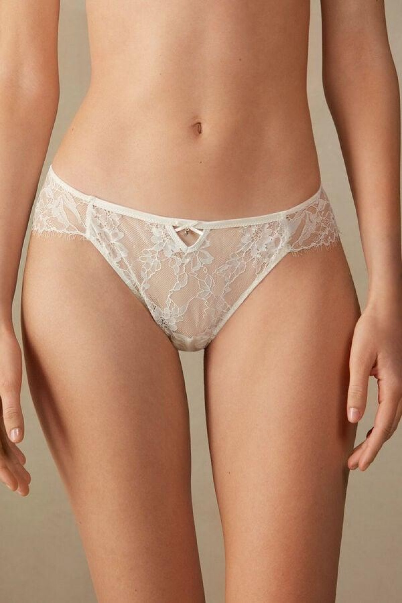 Intimissimi Shine High Like Stars Trusser Dame Hvide | DK3666FM