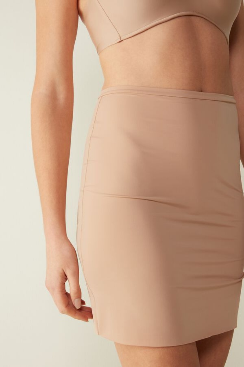 Intimissimi Skirt in Microfiber Lingeri Dame Beige | DK4129KI