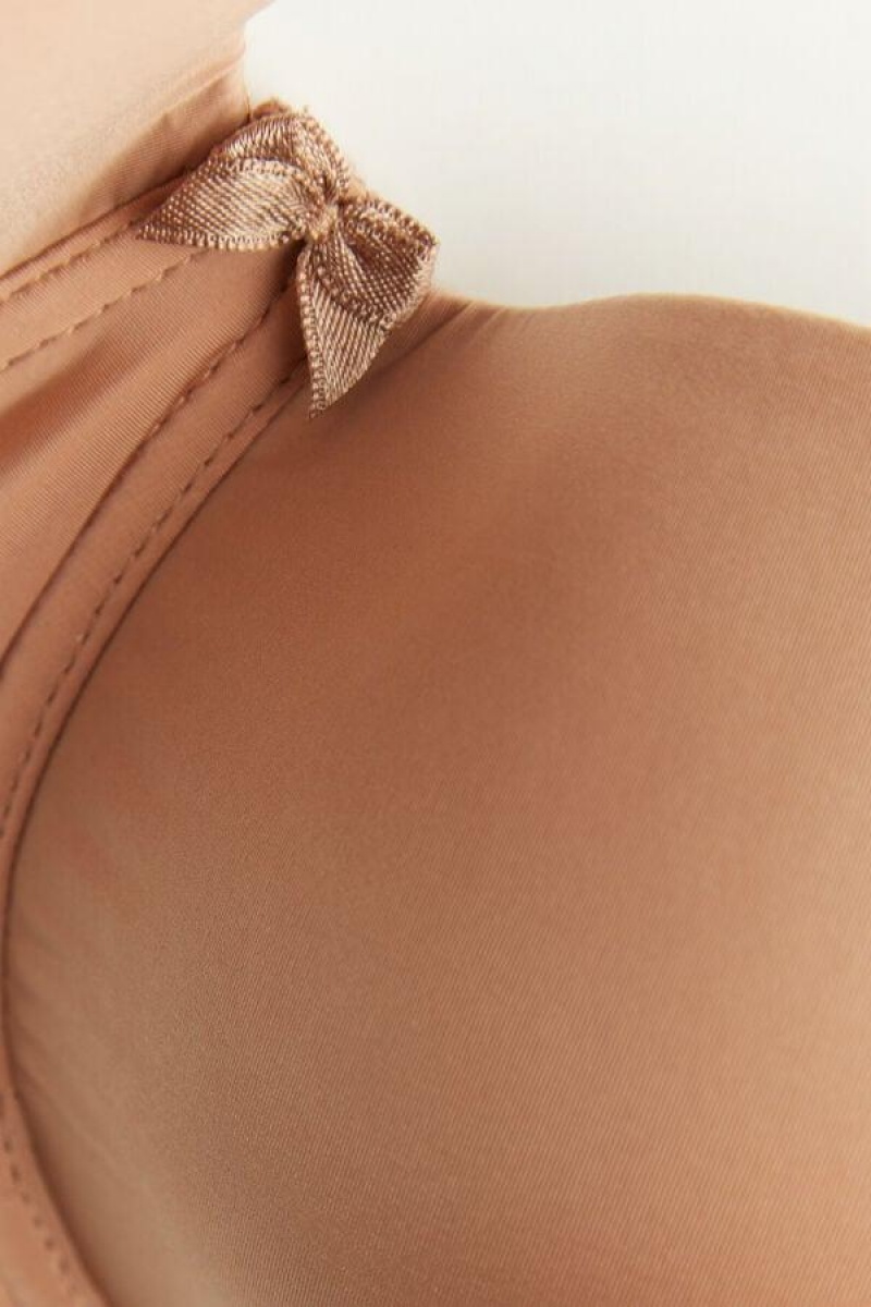 Intimissimi Sofia Balconette in Ultralight Microfiber BH Dame Beige | DK4499DN