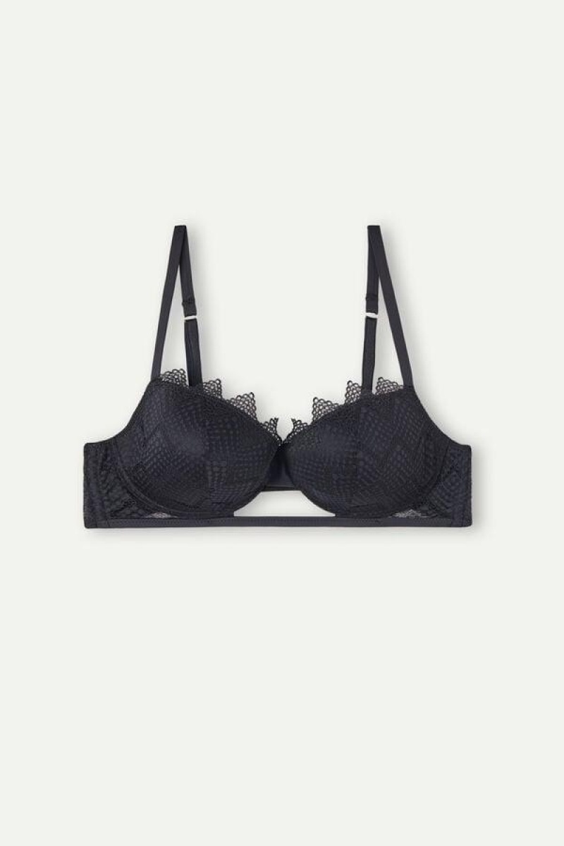 Intimissimi Sofia Urban Nomad Balconette BH Dame Sort | DK4994EX