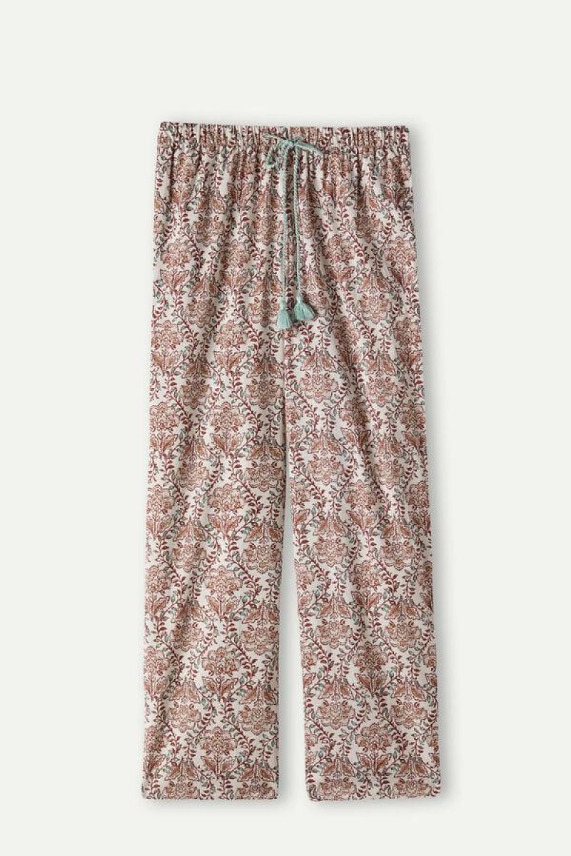 Intimissimi Spices Garden Bomulds Trousers Pyjamas Dame Flerfarvede | DK4045NB