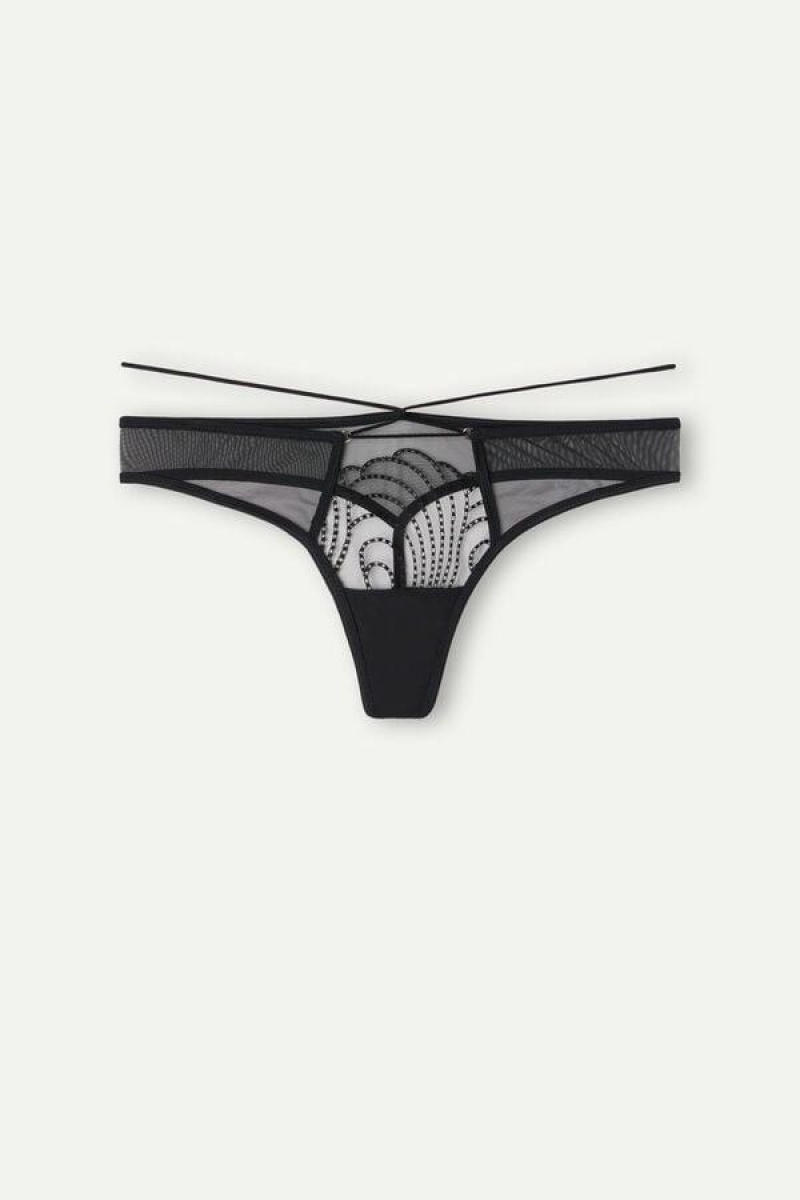 Intimissimi Steal the Show Thong Trusser Dame Sort | DK3796DN