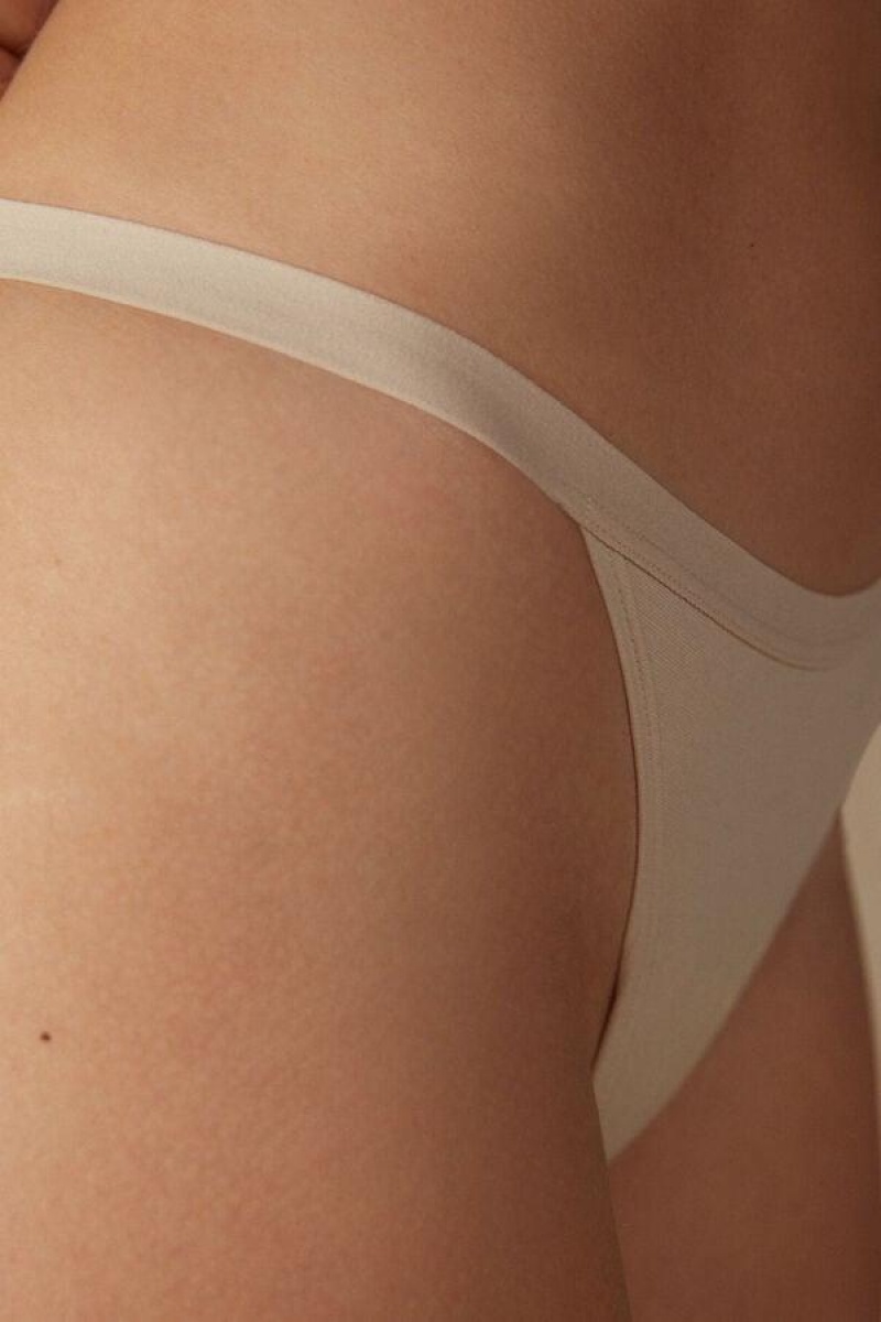 Intimissimi String Thong in Bomulds Trusser Dame Lyserød | DK3778YU