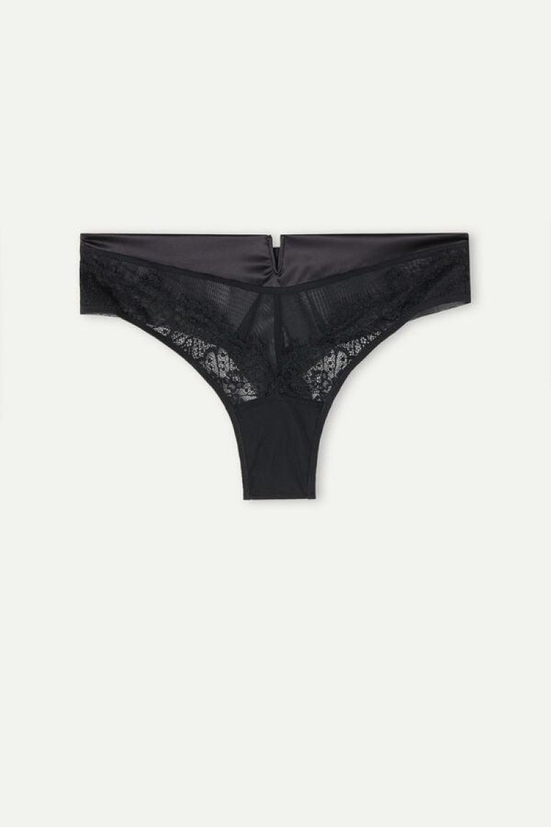 Intimissimi Stunning Beauty Brazilian Trusser Dame Sort | DK3579GL