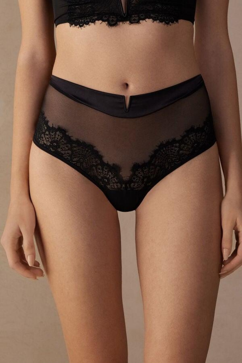 Intimissimi Stunning Beauty Hipster Brazilian Trusser Dame Sort | DK3756QZ