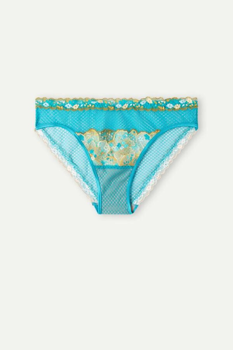 Intimissimi Summer Vibes Trusser Dame Turkis Blå | DK3709CE