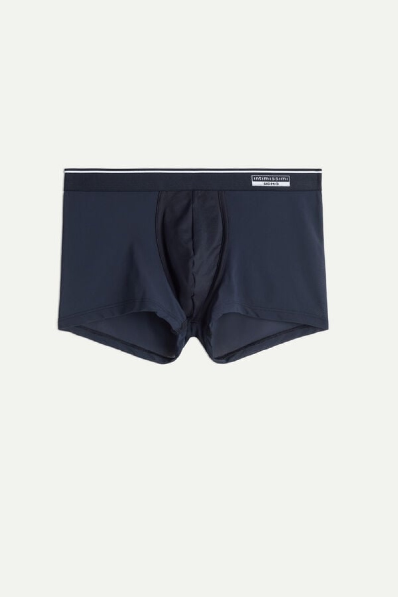 Intimissimi Super Fresh Micro-mesh Boxer Herre Blå | DK3462PQ