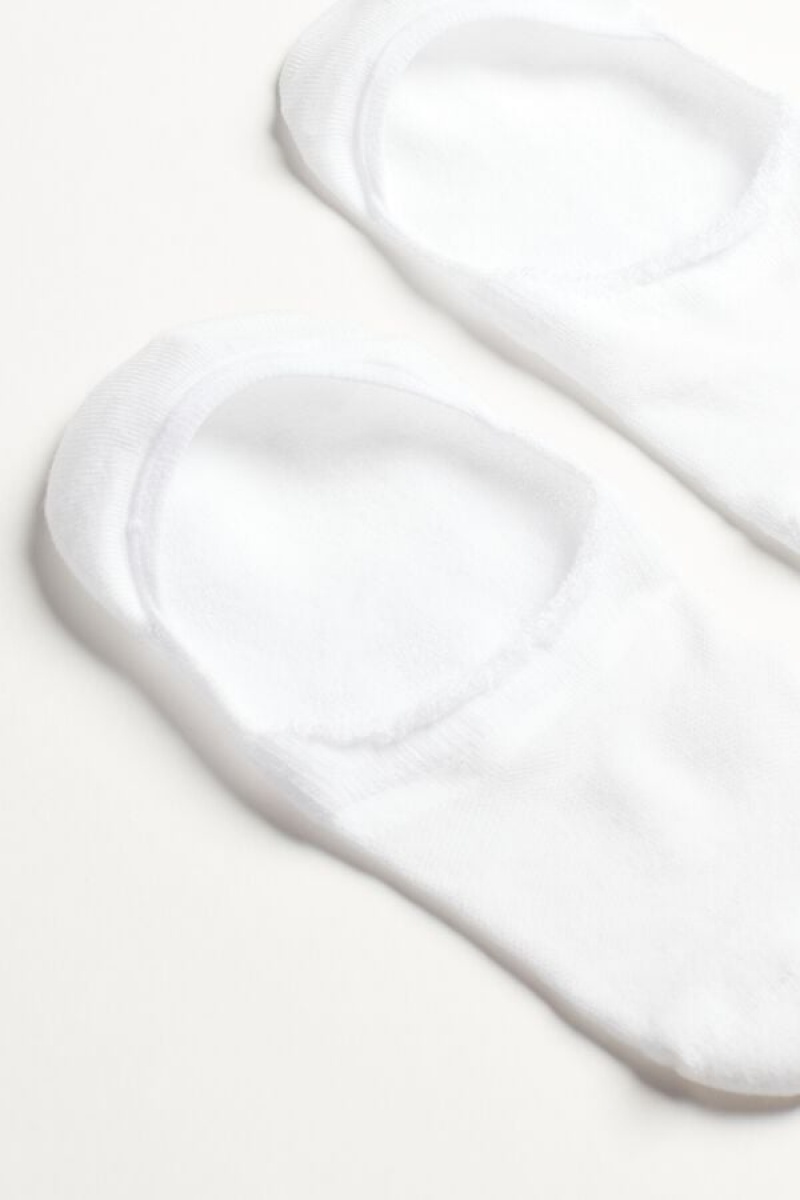 Intimissimi Terrycloth Shoe Liners Sokker Herre Hvide | DK3261HK