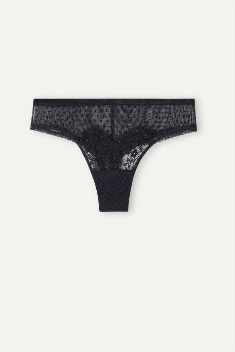 Intimissimi Time to Shine Brazilian Trusser Dame Sort | DK3558JJ