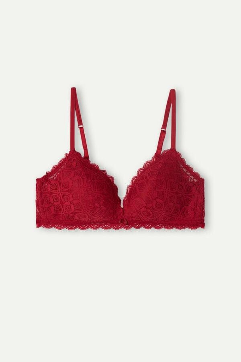 Intimissimi Tiziana Triangle in Blonder BH Dame Rød | DK4656SO